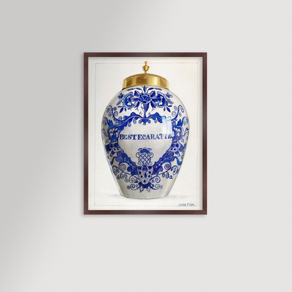 Chinoiserie Ginger Jar Archival Reproduction Art Print