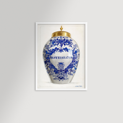 Chinoiserie Ginger Jar Archival Reproduction Art Print