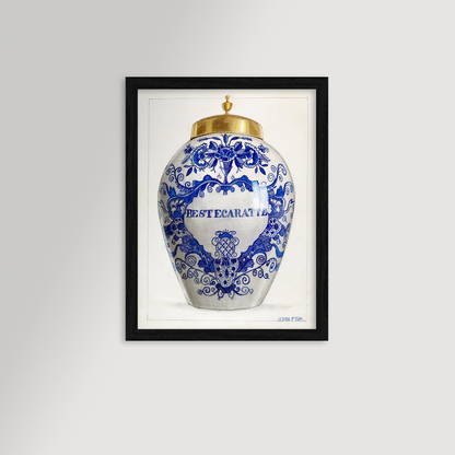 Chinoiserie Ginger Jar Archival Reproduction Art Print