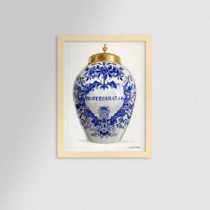 Chinoiserie Ginger Jar Archival Reproduction Art Print