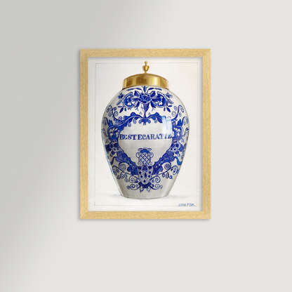 Chinoiserie Ginger Jar Archival Reproduction Art Print