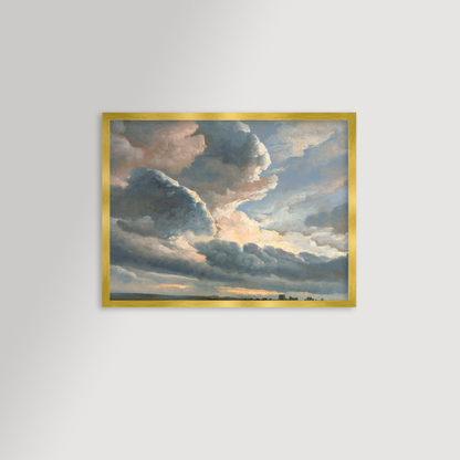 Cloud Landscape Archival Reproduction Art Print