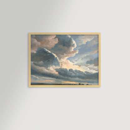Cloud Landscape Archival Reproduction Art Print