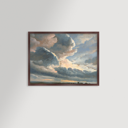 Cloud Landscape Archival Reproduction Art Print