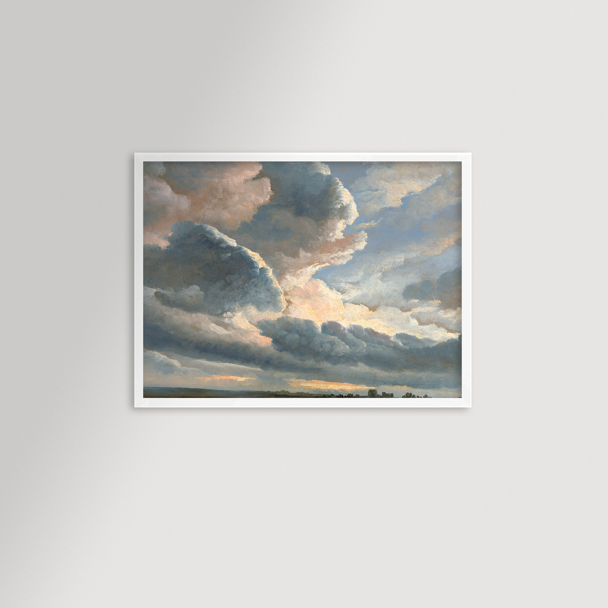 Cloud Landscape Archival Reproduction Art Print