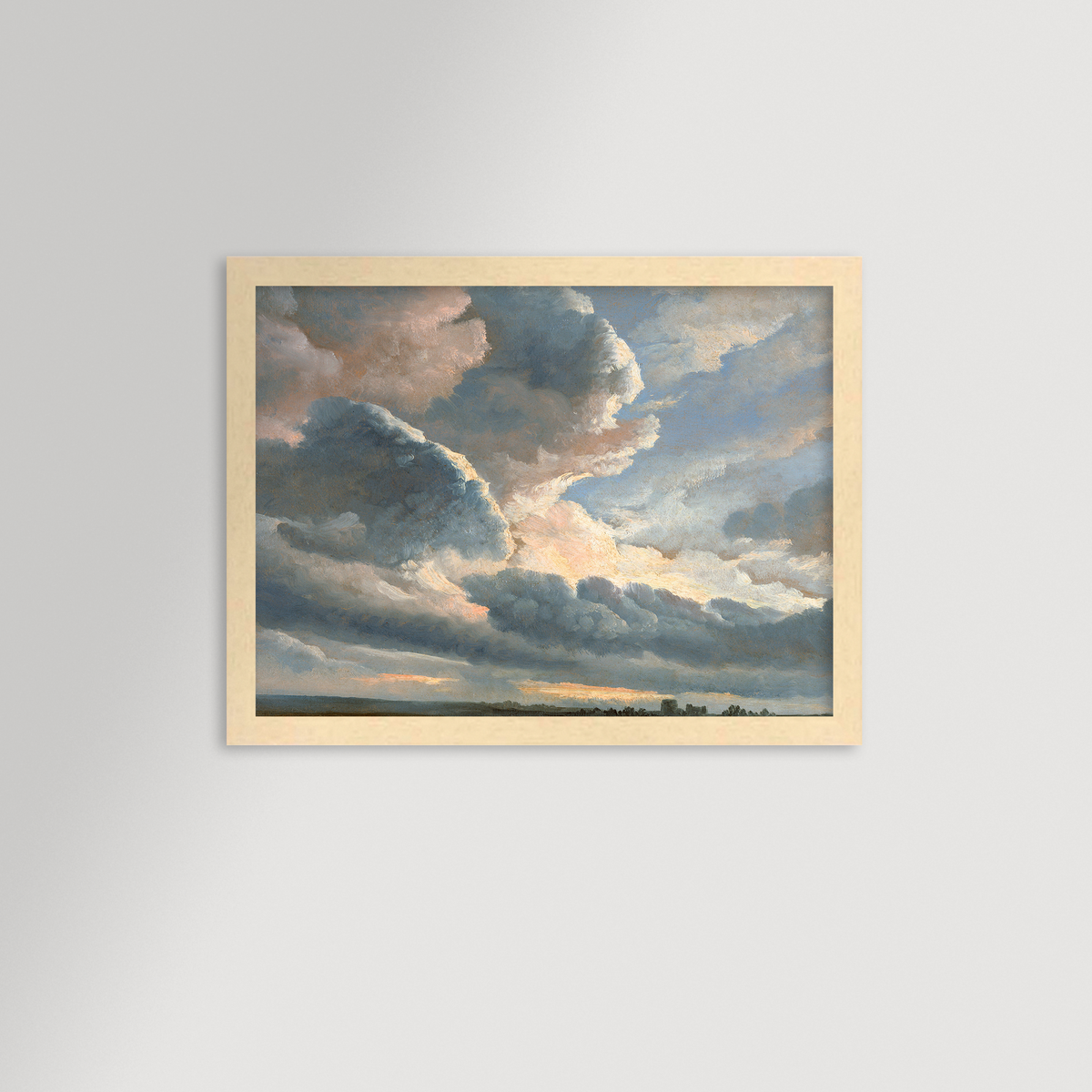Cloud Landscape Archival Reproduction Art Print
