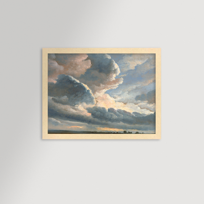 Cloud Landscape Archival Reproduction Art Print
