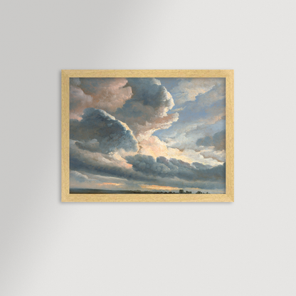 Cloud Landscape Archival Reproduction Art Print