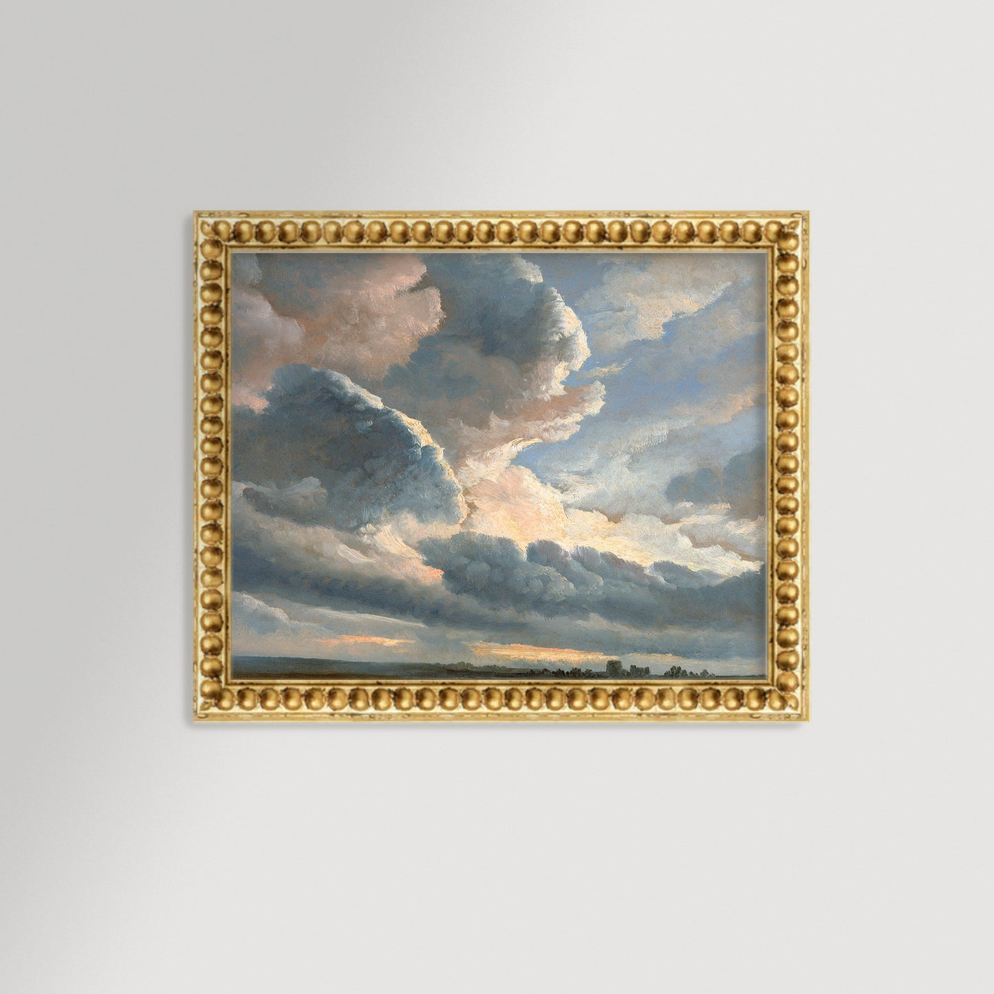 Cloud Landscape Archival Reproduction Art Print