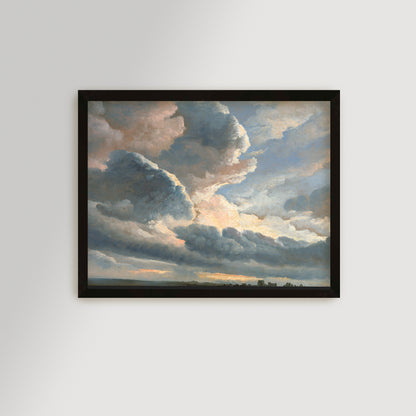 Cloud Landscape Archival Reproduction Art Print
