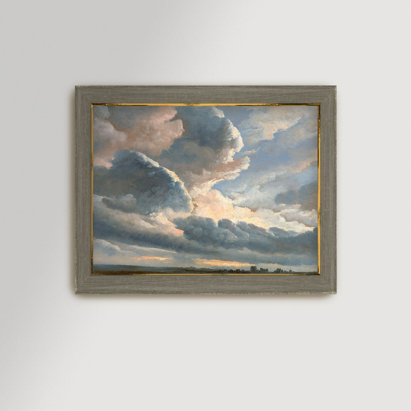 Cloud Landscape Archival Reproduction Art Print