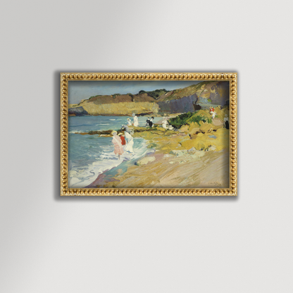 Impressionist Coastal Beach Archival Reproduction Art Print