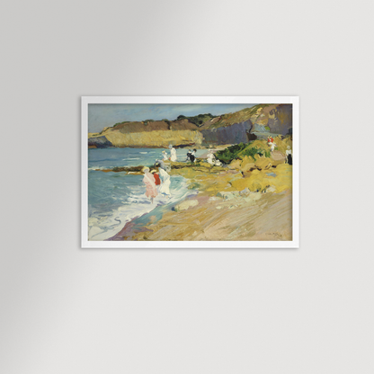 Impressionist Coastal Beach Archival Reproduction Art Print