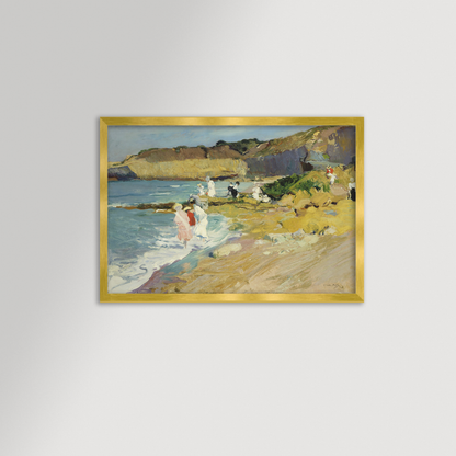 Impressionist Coastal Beach Archival Reproduction Art Print