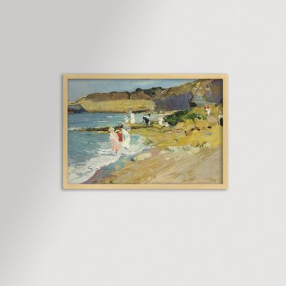 Impressionist Coastal Beach Archival Reproduction Art Print