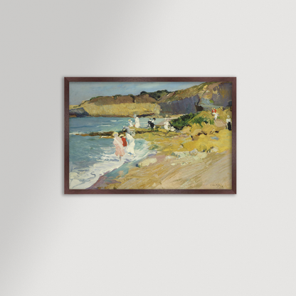 Impressionist Coastal Beach Archival Reproduction Art Print