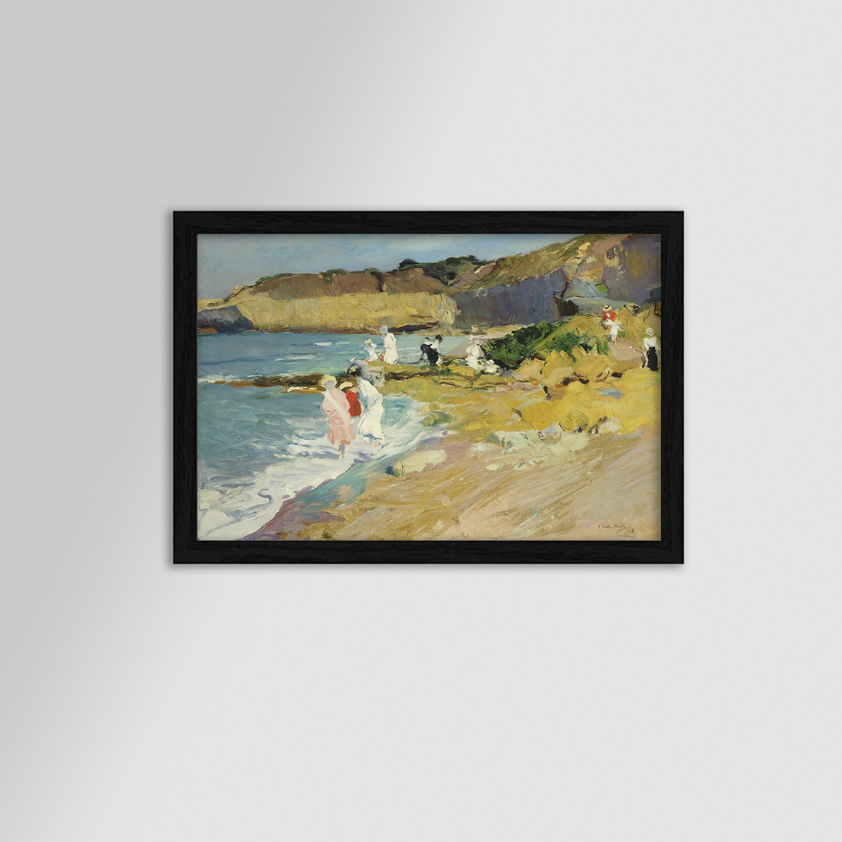 Impressionist Coastal Beach Archival Reproduction Art Print