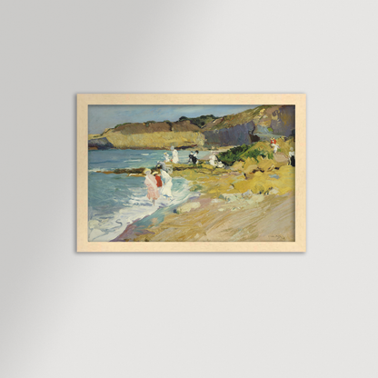 Impressionist Coastal Beach Archival Reproduction Art Print