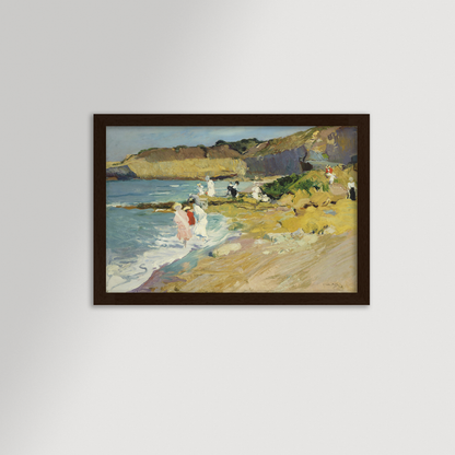 Impressionist Coastal Beach Archival Reproduction Art Print