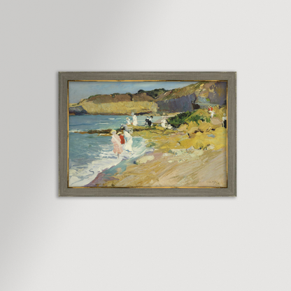 Impressionist Coastal Beach Archival Reproduction Art Print