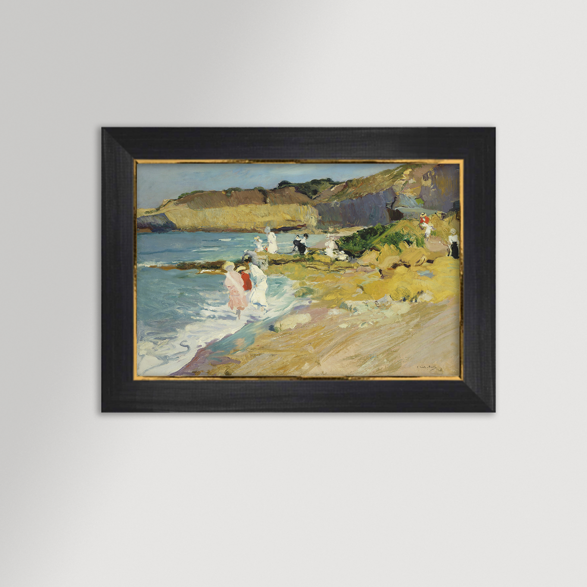 Impressionist Coastal Beach Archival Reproduction Art Print