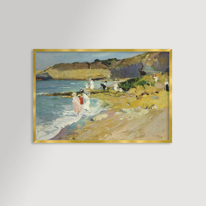 Impressionist Coastal Beach Archival Reproduction Art Print
