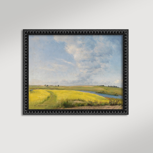 Mustard Field Archival Reproduction Art Print