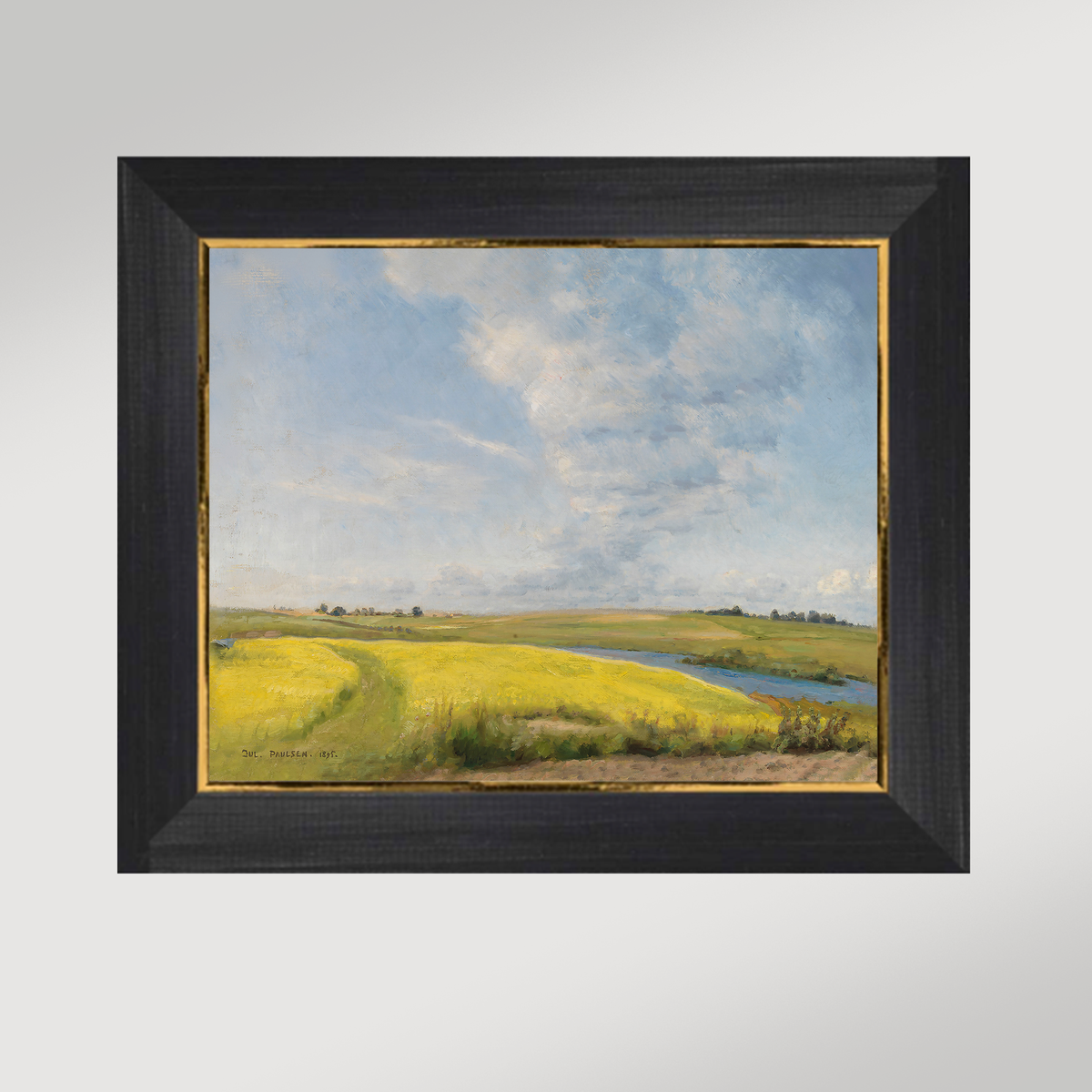 Mustard Field Archival Reproduction Art Print
