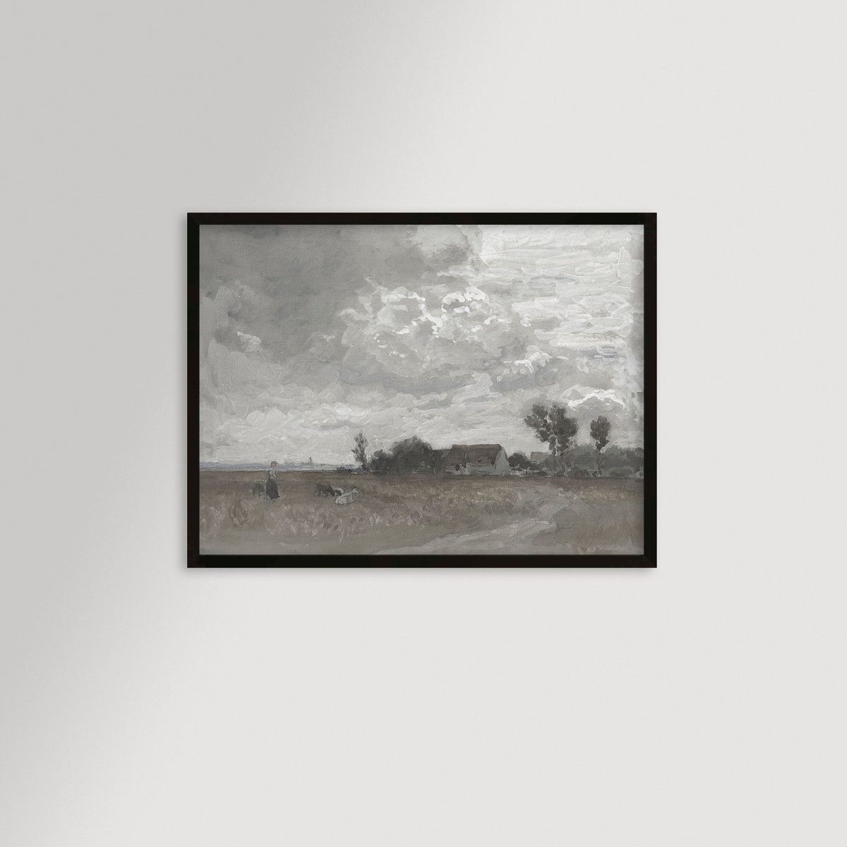 Bavarian Landscape Archival Reproduction Art Print