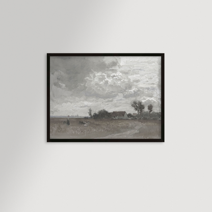 Bavarian Landscape Archival Reproduction Art Print