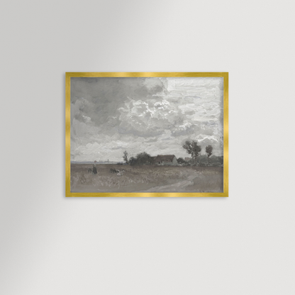 Bavarian Landscape Archival Reproduction Art Print