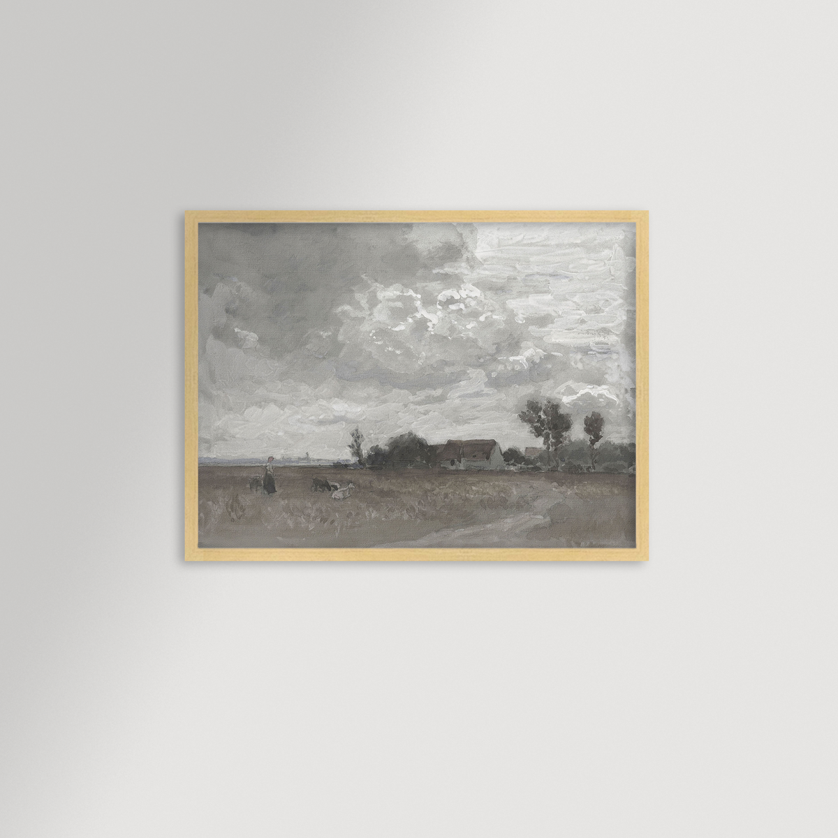 Bavarian Landscape Archival Reproduction Art Print