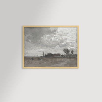 Bavarian Landscape Archival Reproduction Art Print