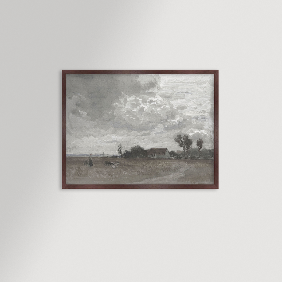 Bavarian Landscape Archival Reproduction Art Print