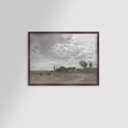 Bavarian Landscape Archival Reproduction Art Print