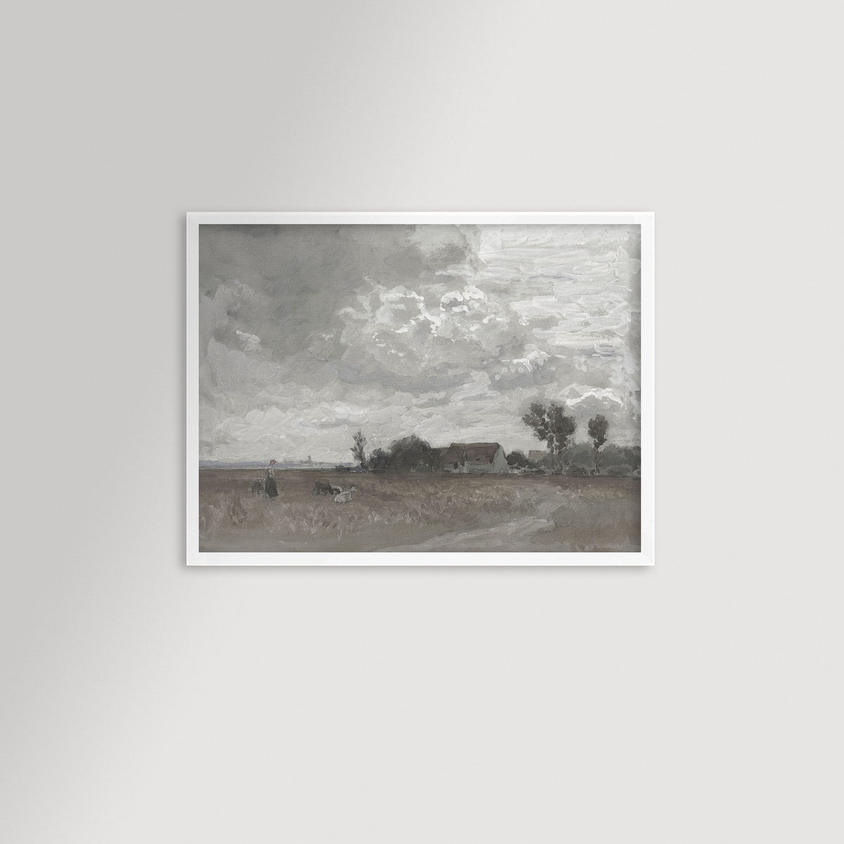 Bavarian Landscape Archival Reproduction Art Print