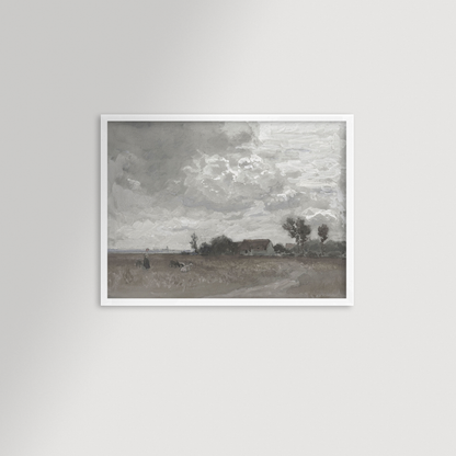 Bavarian Landscape Archival Reproduction Art Print