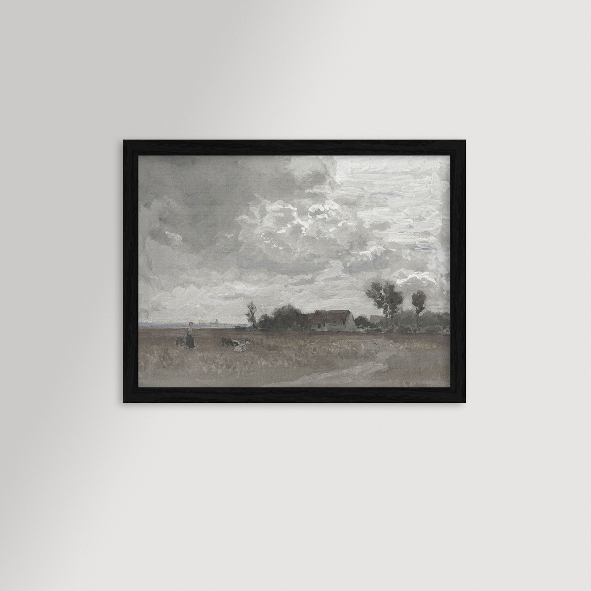 Bavarian Landscape Archival Reproduction Art Print