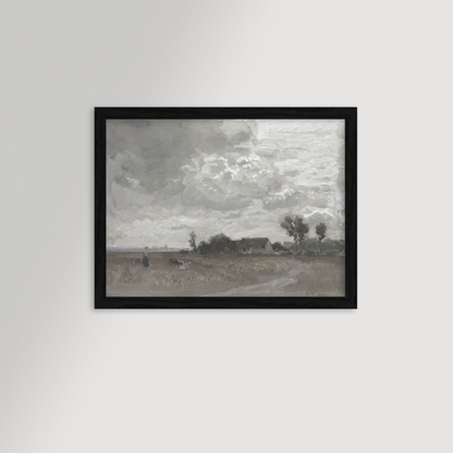 Bavarian Landscape Archival Reproduction Art Print