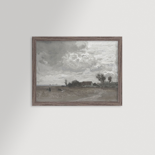 Bavarian Landscape Archival Reproduction Art Print