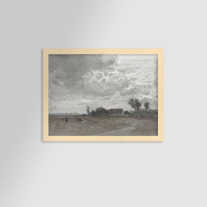 Bavarian Landscape Archival Reproduction Art Print