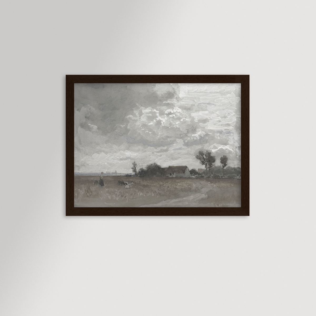 Bavarian Landscape Archival Reproduction Art Print