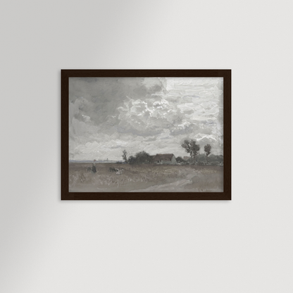 Bavarian Landscape Archival Reproduction Art Print