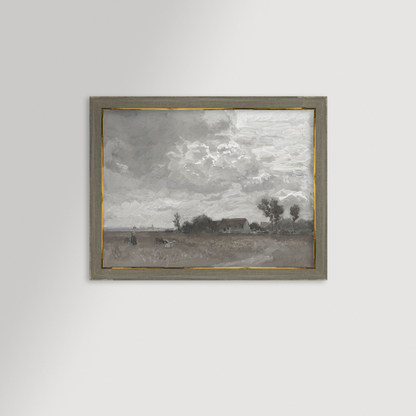 Bavarian Landscape Archival Reproduction Art Print