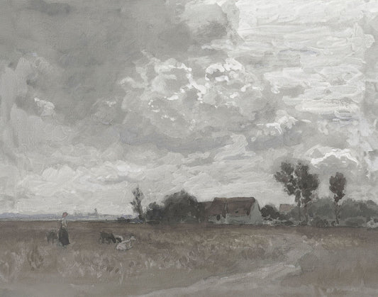 Bavarian Landscape Archival Reproduction Art Print