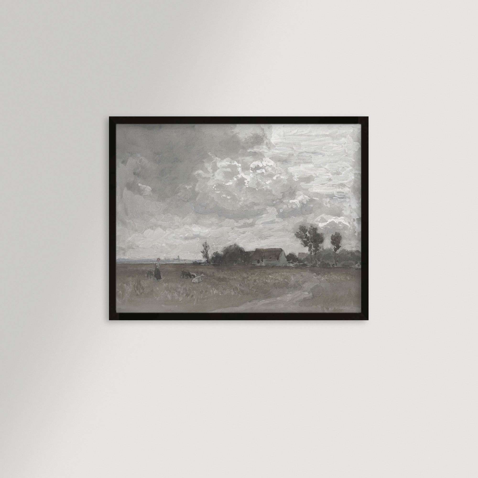 Bavarian Landscape Archival Reproduction Art Print