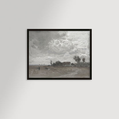 Bavarian Landscape Archival Reproduction Art Print