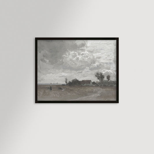 Bavarian Landscape Archival Reproduction Art Print
