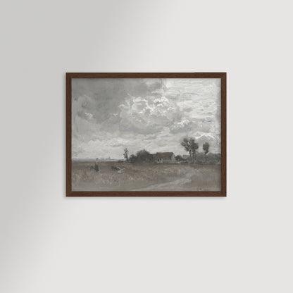 Bavarian Landscape Archival Reproduction Art Print