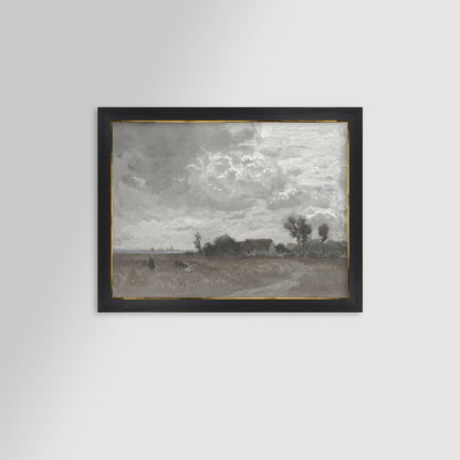 Bavarian Landscape Archival Reproduction Art Print